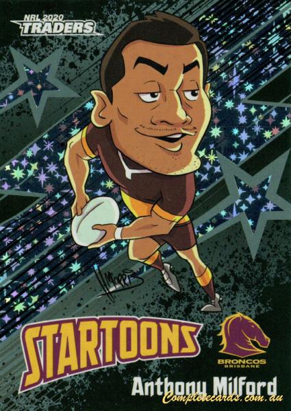 2020 NRL Traders - Startoons Black 