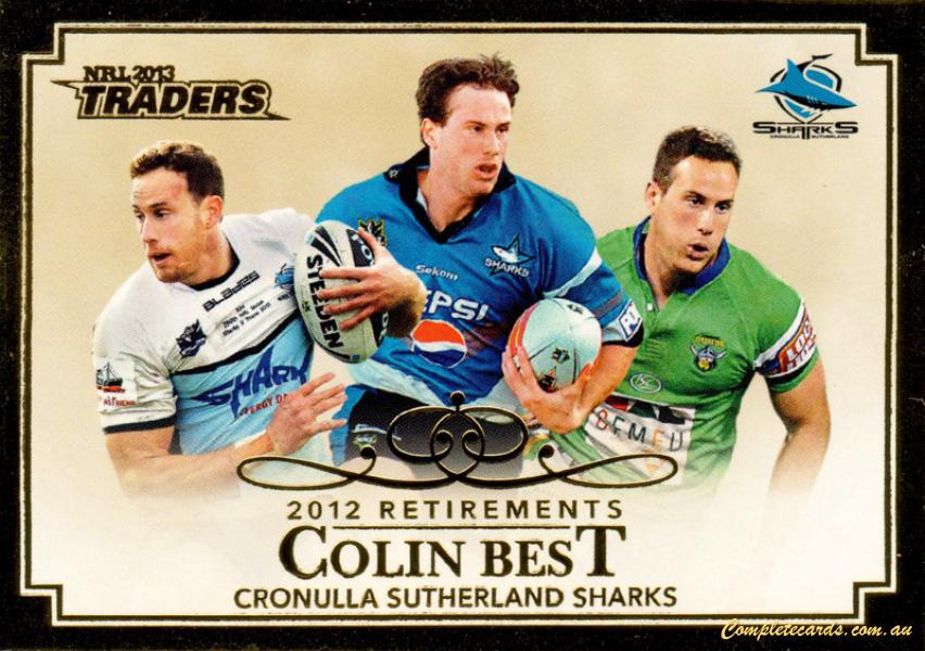 2013 NRL Traders - 2012 Retirees