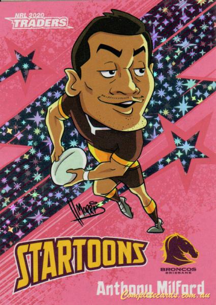 2020 NRL Traders - Startoons Pink 