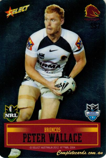 2012 Select Champions NRL - Un-Peeled Parallel Cards