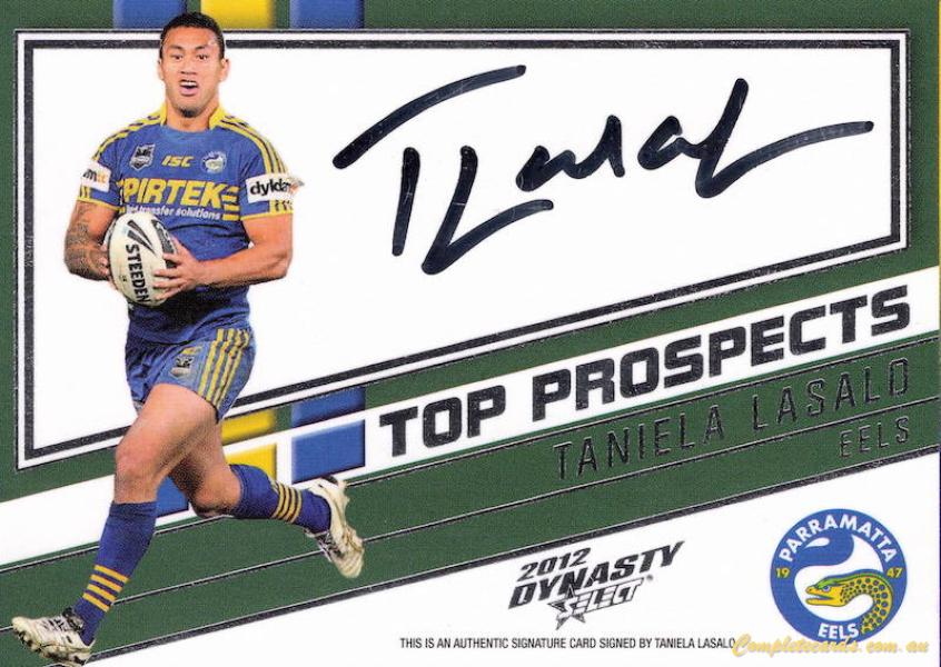 2012 NRL Dynasty - Top Prospect Signature