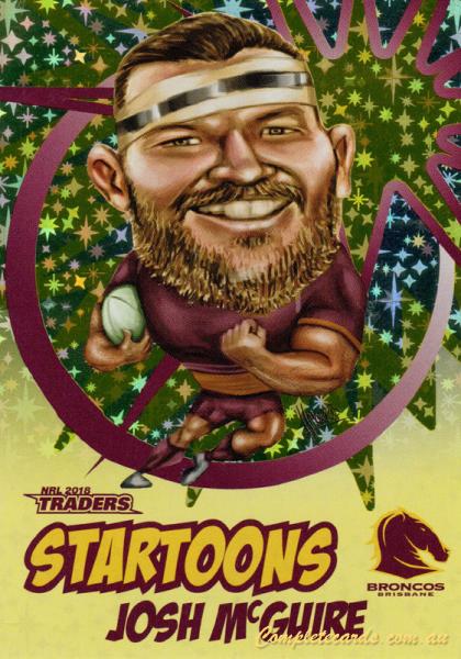 2018 NRL Traders - Startoons Yellow