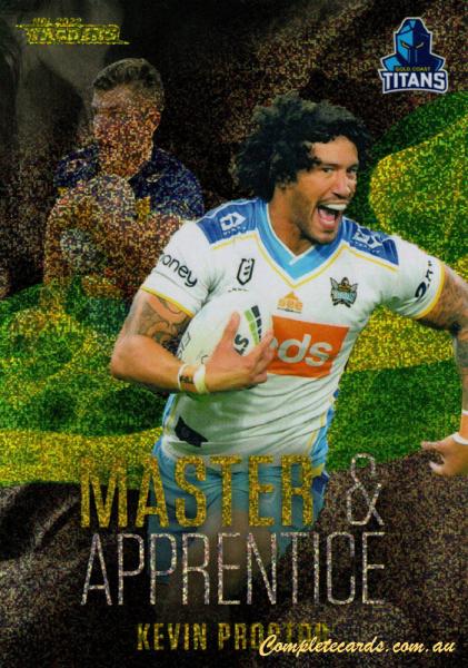 2022 NRL Traders - Master & Apprentice Green 