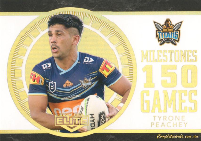 2021 NRL Elite - Case Card - Milestone 