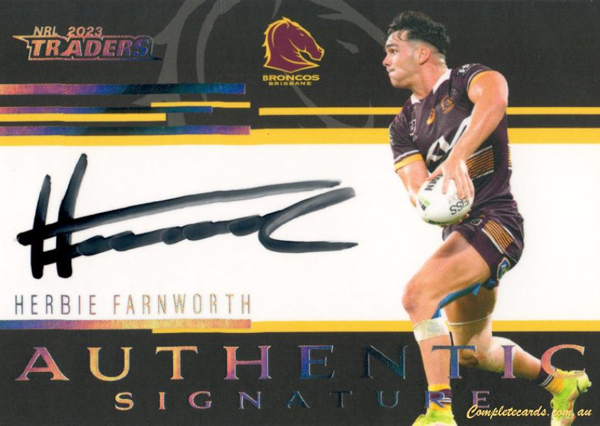 2023 NRL Titanium - Authentic Signature Black