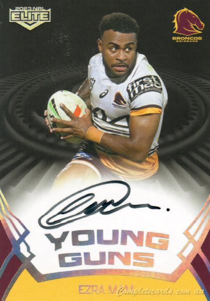 2023 NRL Elite - Young Guns Signature