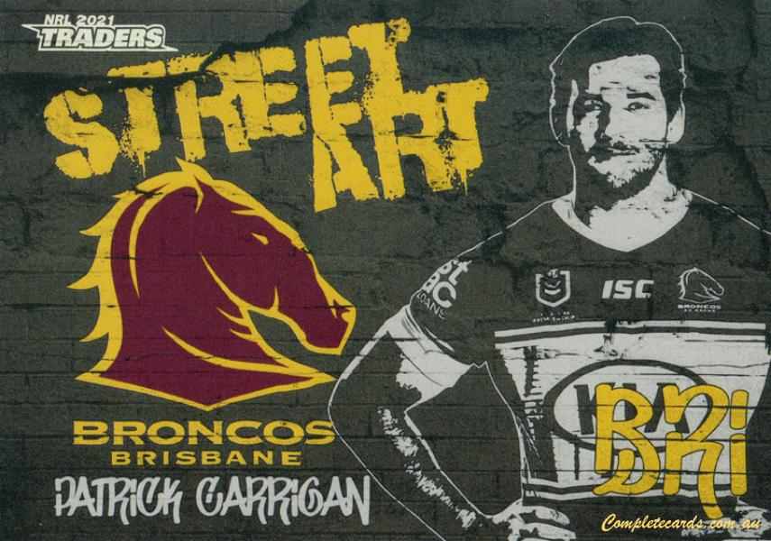 2021 NRL Traders - Street Art Black 
