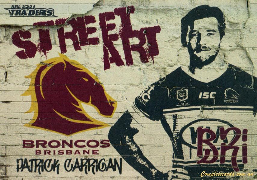 2021 NRL Traders - Street Art White 