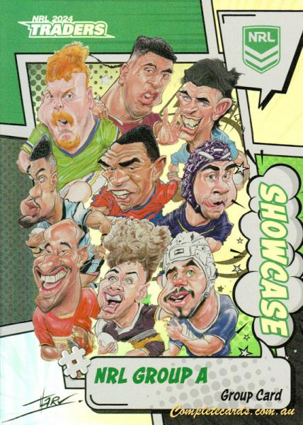 2024 NRL Traders Titanium - Showcase Caricatures