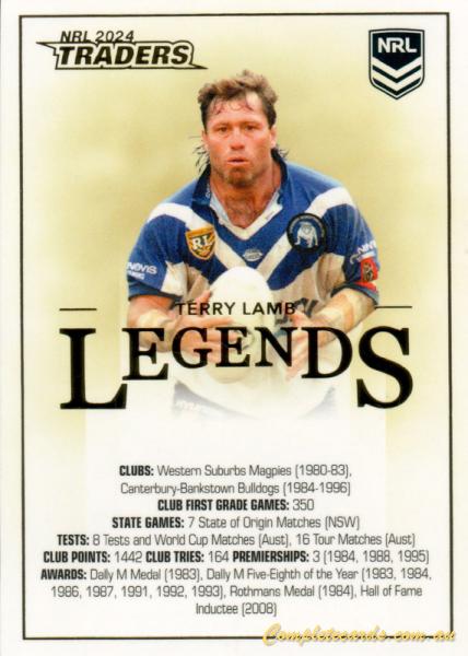 2024 NRL Traders Titanium - Legends Case Card