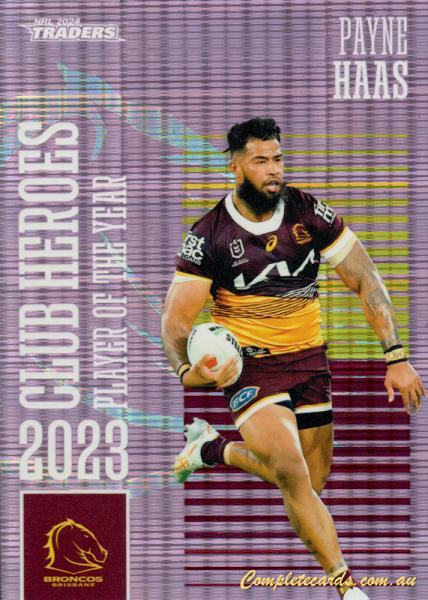 2024 NRL Traders Titanium - Club Heroes Violet