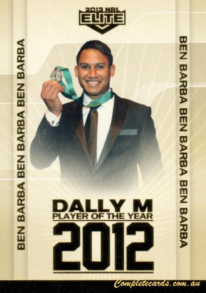 2013 NRL Elite -  Dally M Player of the Year