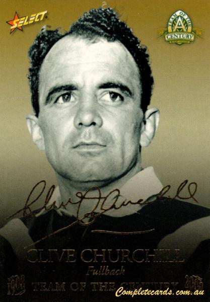 2008 NRL Centenary - Team of the Century Foiled Signature 