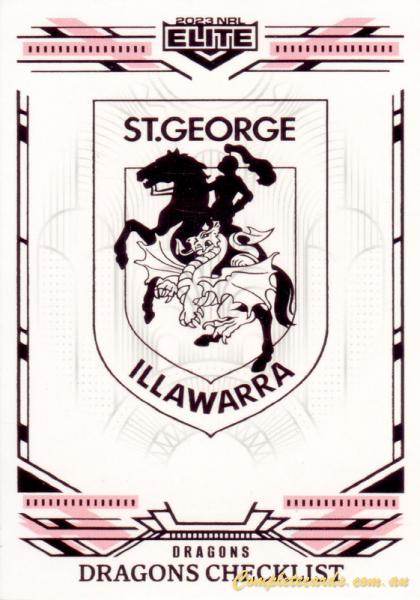 2023 NRL Elite - Mojo Pink Diamond NRL W - St. George Illawarra Dragons