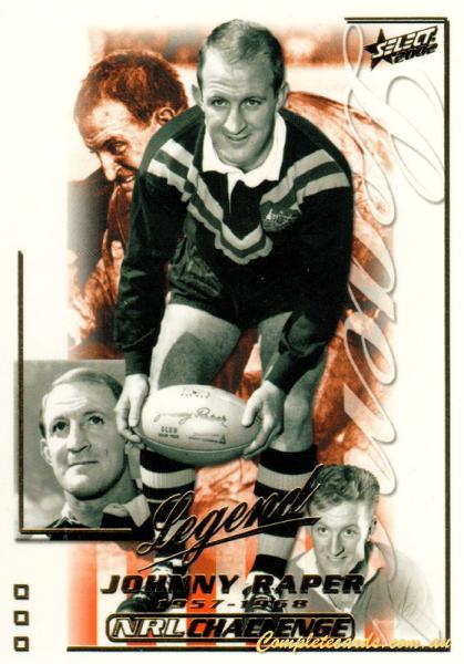 2002 Select Challenge - Legend Card