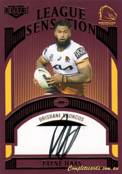 2023 NRL Elite - League Sensations Signature Team