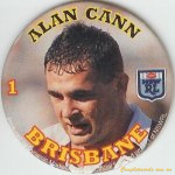 1994 Rugby League POGS (Coca Cola) - QLD Edition
