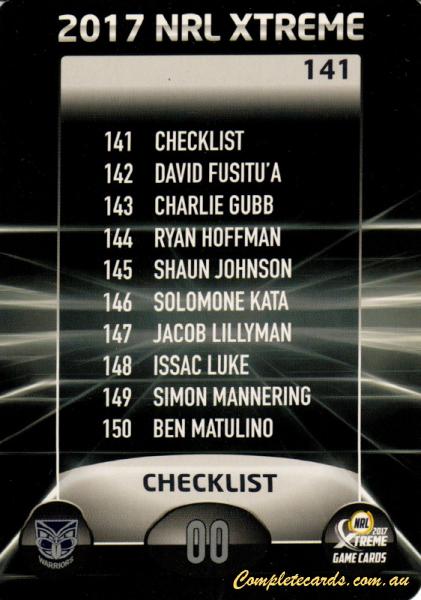 Checklist