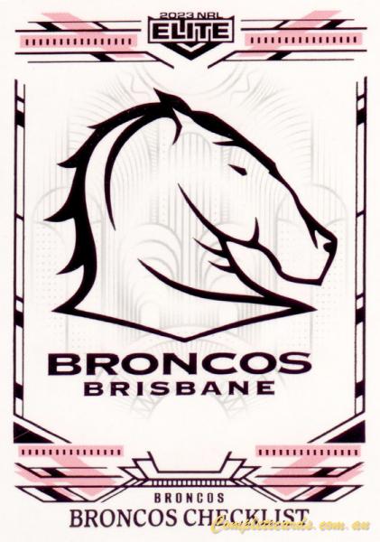 2023 NRL Elite - Mojo Pink Diamond NRL W - Brisbane Broncos