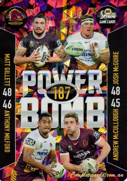 2017 NRL Xtreme - Power Bomb Team 