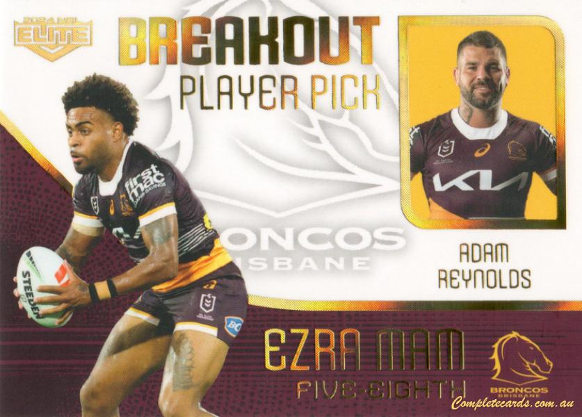 2024 NRL Elite - Breakout Player Picks