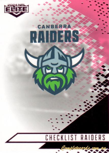 Raiders Checklist