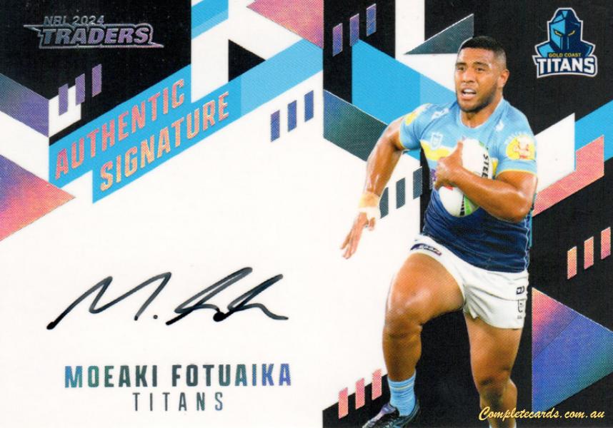 2024 NRL Traders Titanium - Authentics Black