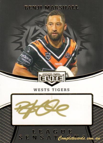 2020 NRL Elite - League Sensations Signatures Black 