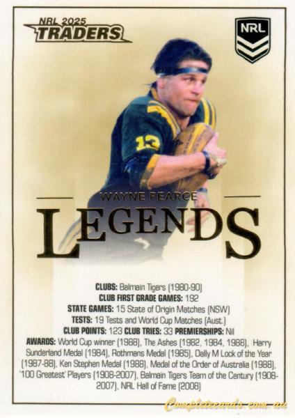 2025 NRL Traders Titanium - Legends Case Card