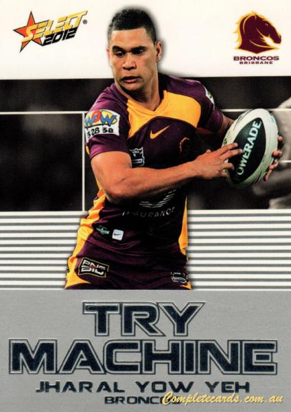 2012 Select Champions NRL - Try Machine 