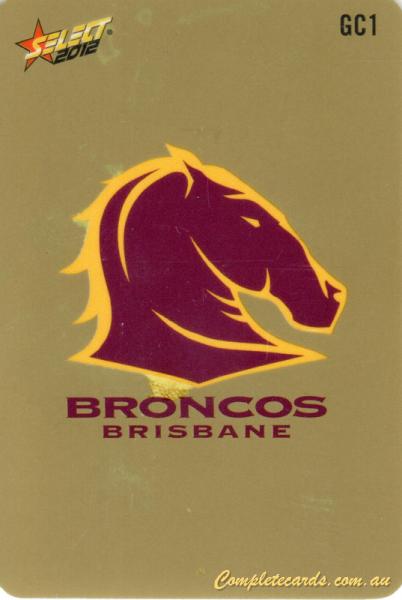 2012 Select Champions NRL - Gold Peel and Reveal 