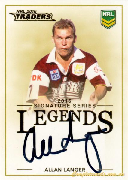 2016 NRL Traders - Legends Signatures
