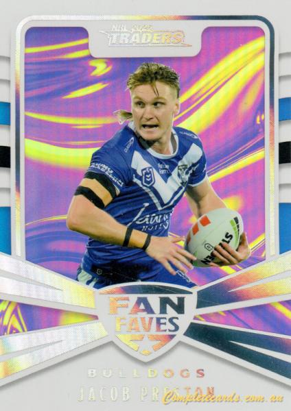2025 NRL Traders Titanium - Fan Faves Purple
