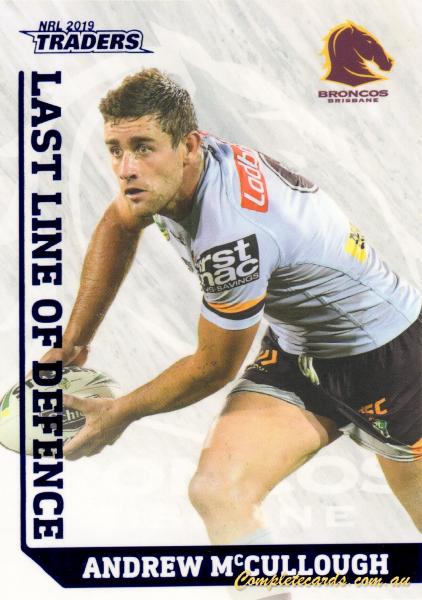 2019 NRLTraders - Last Line Of Defence