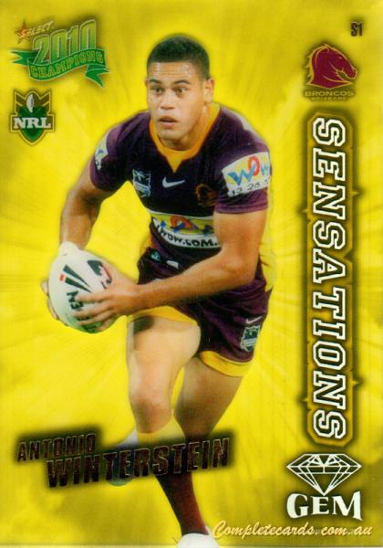 2010 NRL Champions - NRL Sensation Gems