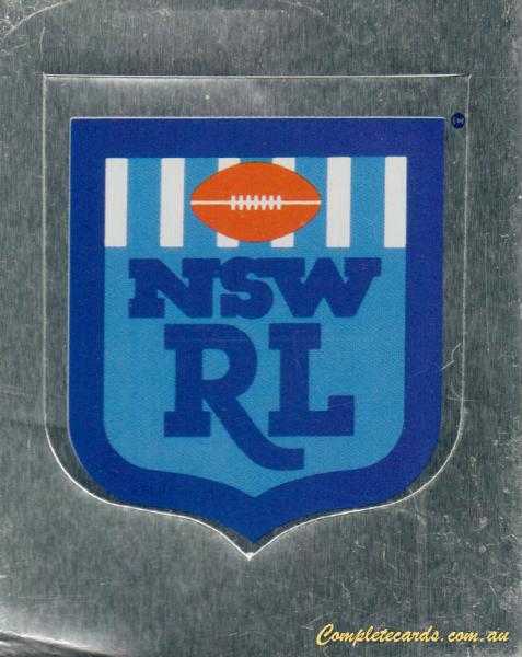 1993 Select - Rugby Stickers 