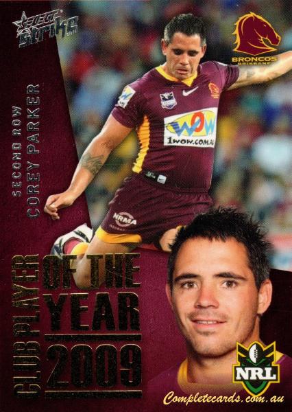 2011 NRL Strike - Club Player Of The Year 