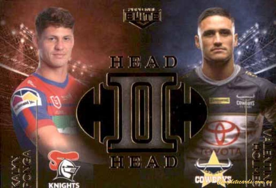 2020 NRL Elite - 2020 Case Cards - Head to Head Parallel