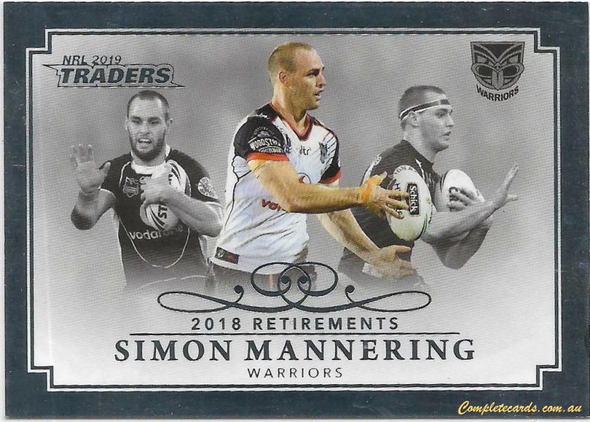 2019 NRLTraders - Retirements Case Cards