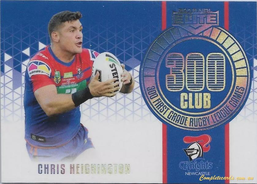 2018 NRL Elite - 300 Game Club Unsigned 