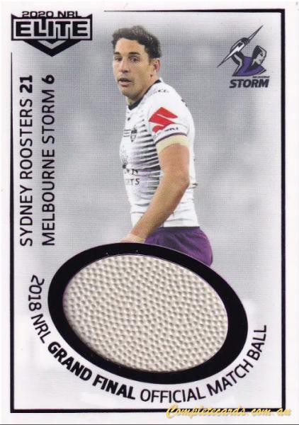 2020 NRL Elite - 2018 Grand Final Ball Patch 
