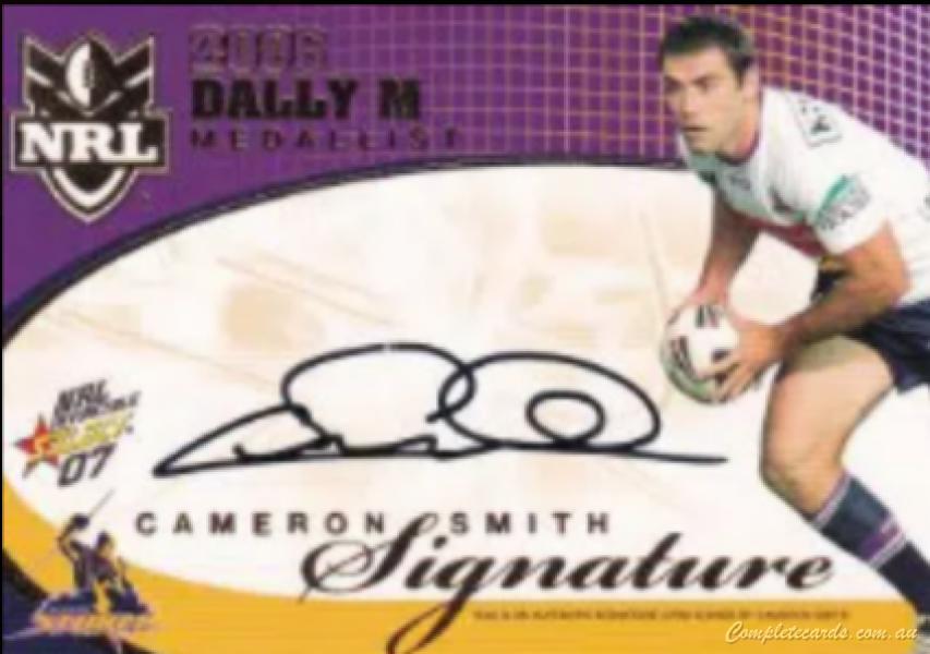 2007 Select NRL Invincible - Signature Redemptions