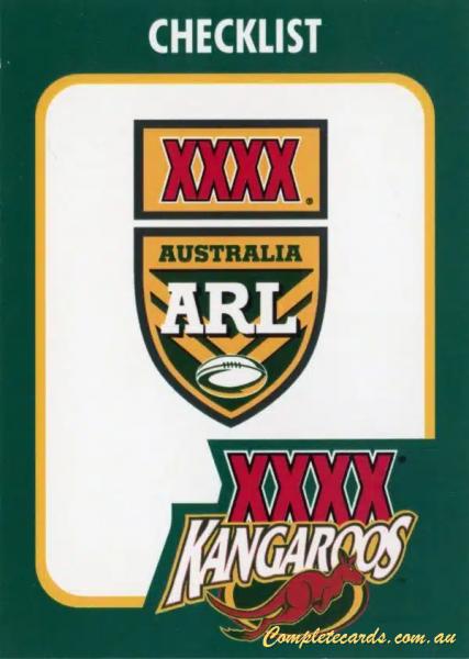 2003 RL Cardz - 2000 Test Series