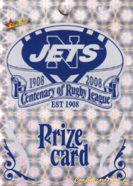 2008 NRL Centenary - Prize Card Logos