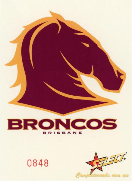 2005 NRL Select - Oversized Club Logo