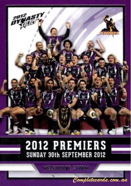 2012 NRL Dynasty - Redeemed Premiers Set