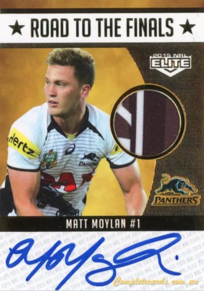 2015 NRL Elite - 2014 Road to the Finals Signature