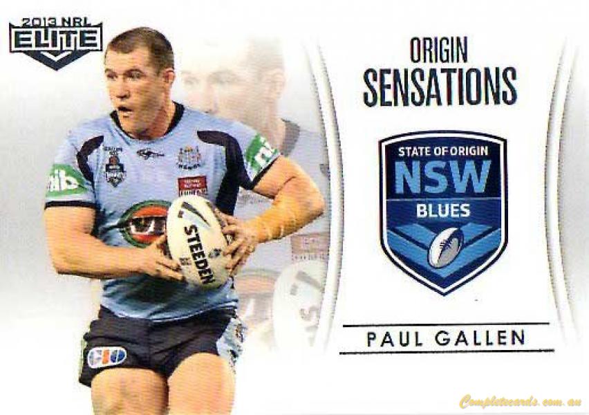 2013 NRL Elite - Case Origin Sensation