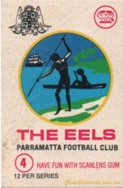 1974 Scanlens - Rugby Stickers