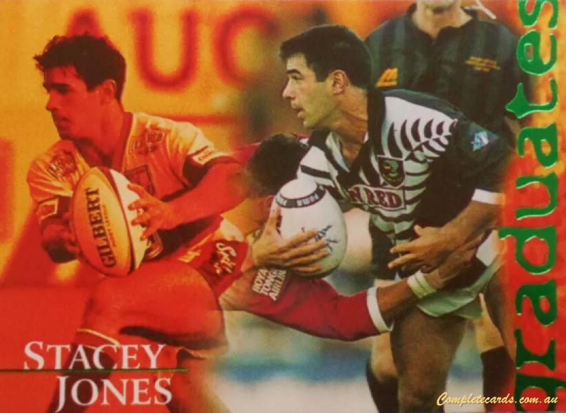 1996 Card Crazy Authentics Rugby League Superstars - Graduates